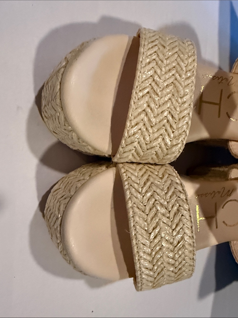 Vacation Ready Matisse Natural Braided Double-Strap Slide Sandals - Picture 7 of 8